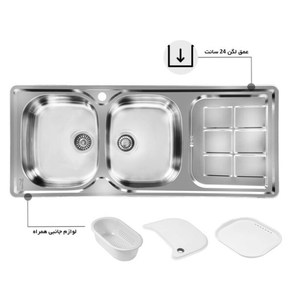 سینک اخوان کد 147-NEW توکار - تصویر 2