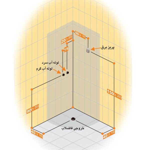 فروش و خدمات کابین دوش پرشین استاندارد مدل دایانا 09121507825// فروش و ارسال به کل ایران