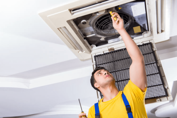 تعمیر فن کویل سقفی توکار 09121507825