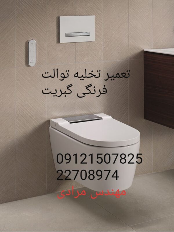 فروش_خدمات و تعمیر توالت فرنگی geberit گبریت 09121507825